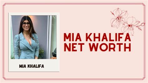 Mia Khalifa Net worth, Career, Source of Income, and Biography